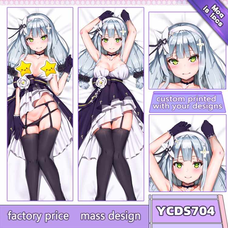 Girls Frontline Anime body pillow cushion  50X150CM YCDS704
