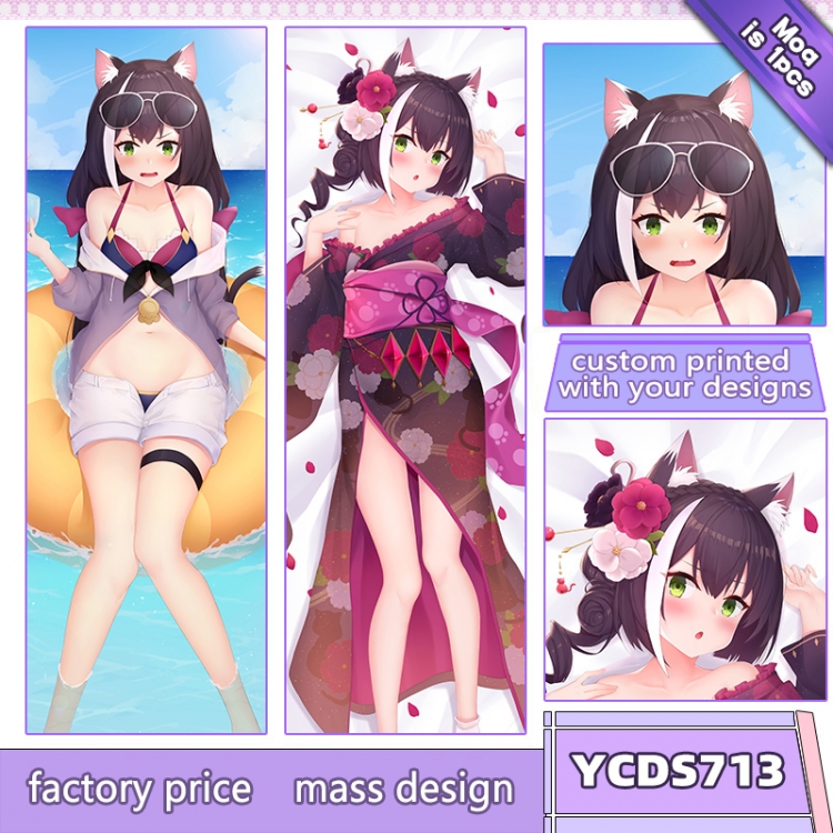 Re:Dive Anime body pillow cushion  50X150CM YCDS713