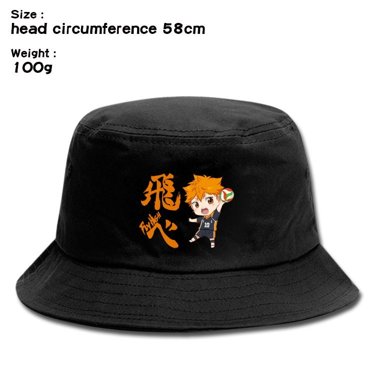 Haikyuu!! Anime canvas fisherman hat sun hat 58cm 100g