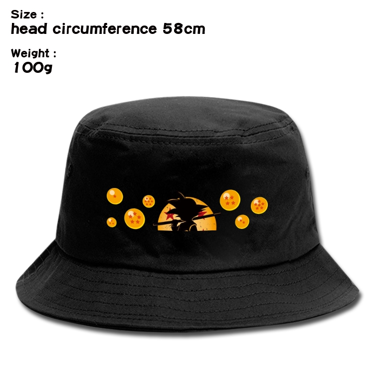  DRAGON BALL Anime canvas fisherman hat sun hat 58cm 100g