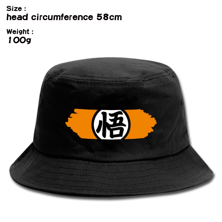  DRAGON BALL Anime canvas fisherman hat sun hat 58cm 100g