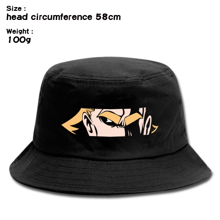 My Hero Academia Anime canvas fisherman hat sun hat 58cm 100g