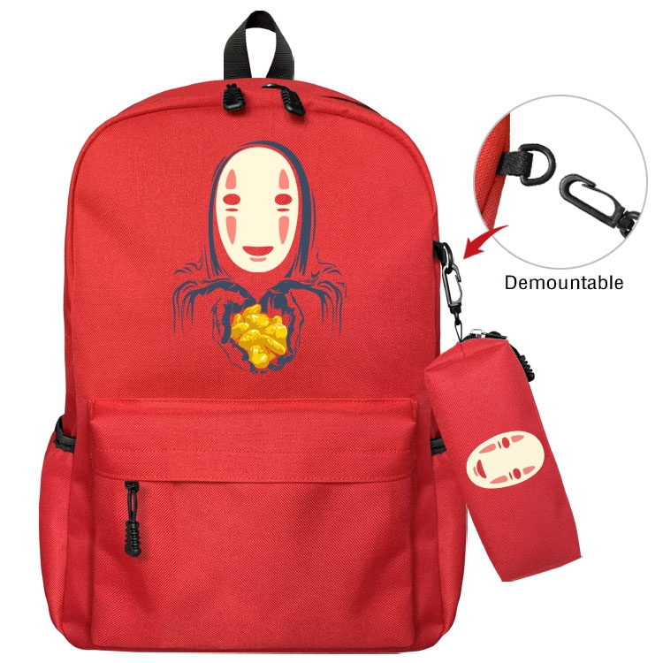 TOTORO Anime student school bag backpack Pencil Bag combination