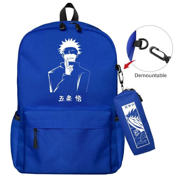 Jujutsu Kaisen  Anime student school bag backpack Pencil Bag combination