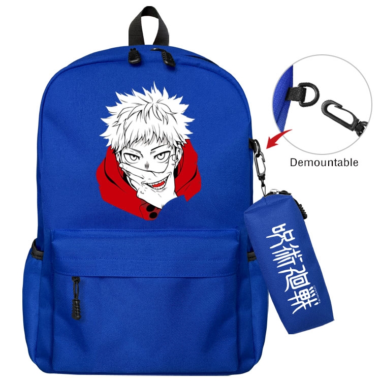 Jujutsu Kaisen  Anime student school bag backpack Pencil Bag combination