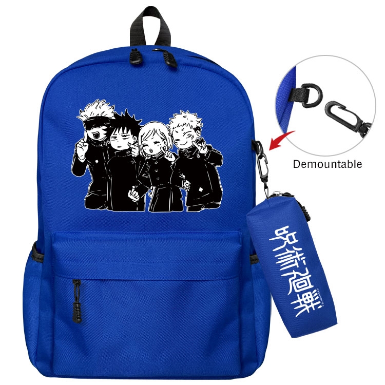 Jujutsu Kaisen  Anime student school bag backpack Pencil Bag combination