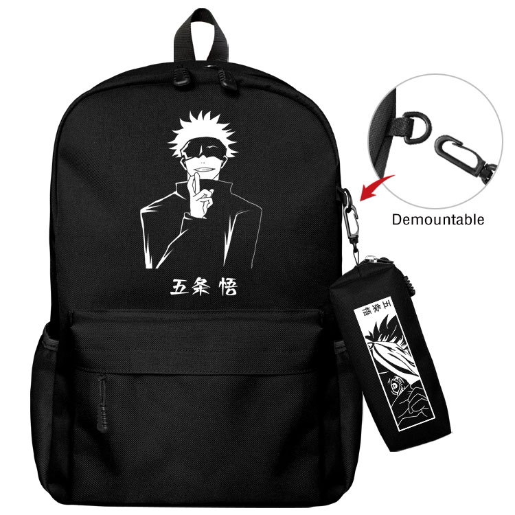 Jujutsu Kaisen  Anime student school bag backpack Pencil Bag combination