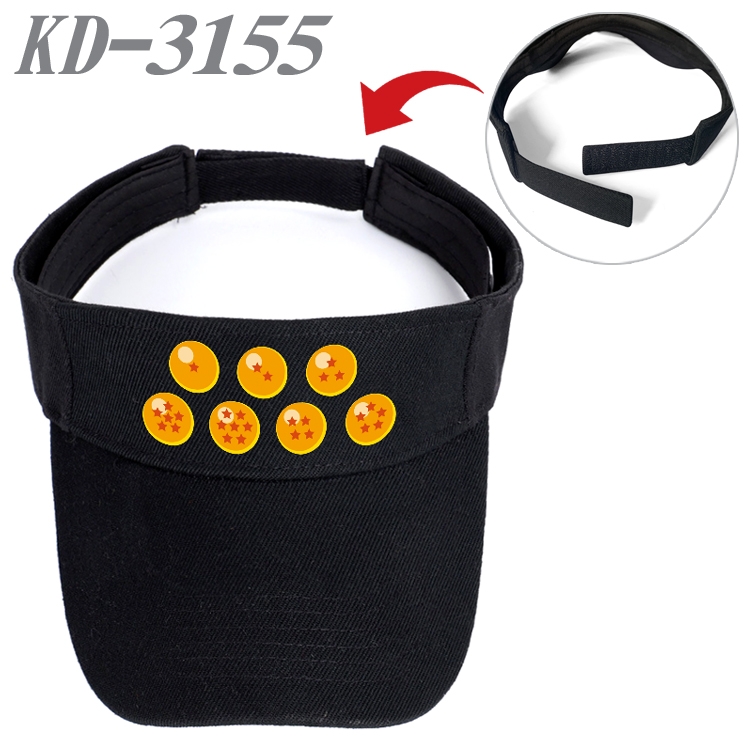 DRAGON BALL  Anime Printed Canvas Empty Top Hat Baseball Hat Sun Hat KD-3155A