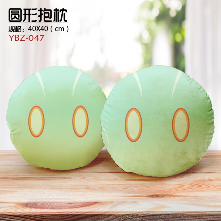 Genshin Impact  Personalized plush round pillow 40x40cm YBZ047