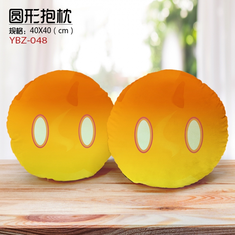Genshin Impact  Personalized plush round pillow 40x40cm YBZ048