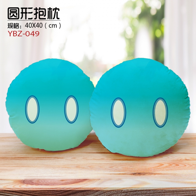 Genshin Impact  Personalized plush round pillow 40x40cm YBZ049