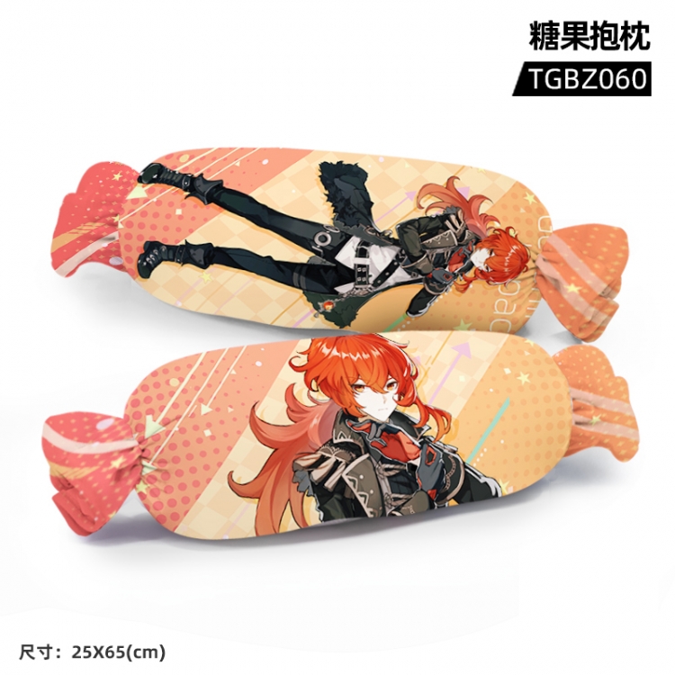 Genshin Impact  Game plush candy pillow 25x65cm TGBZ60