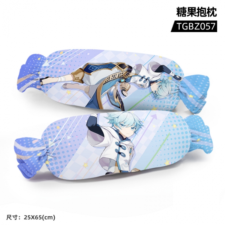 Genshin Impact  Game plush candy pillow 25x65cm TGBZ57