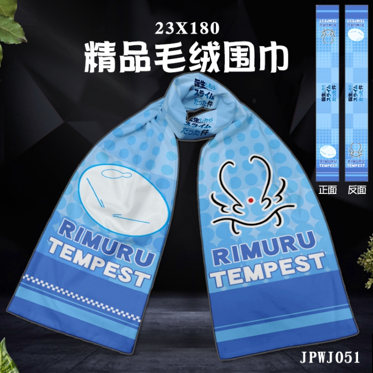 That Time I Got Slim Anime Full color velvet scarf 23X180cm JPWJ51