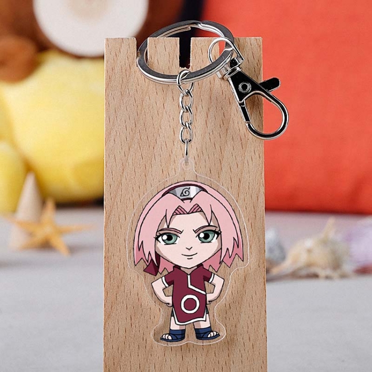 Naruto Anime acrylic Key Chain  price for 5 pcs  2620