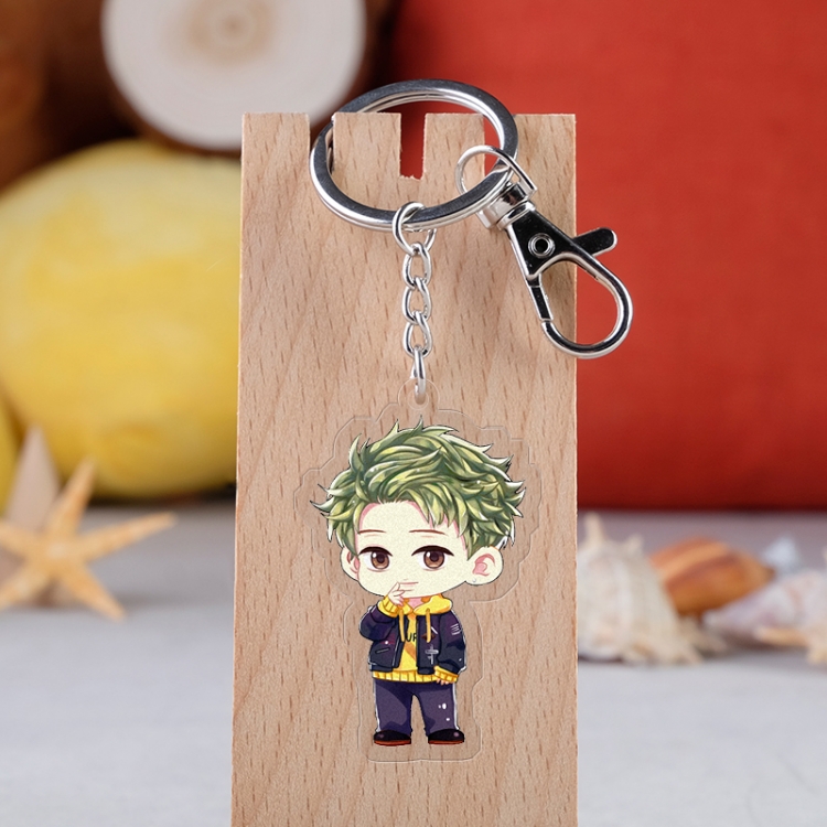 BTS Anime acrylic Key Chain  price for 5 pcs  2805