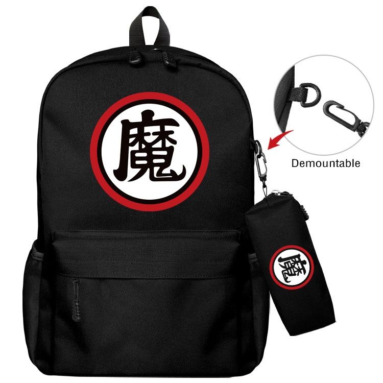 DRAGON BALL Anime student school bag backpack Pencil Bag combination
