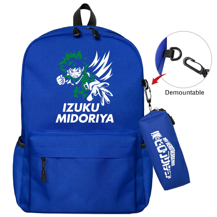 My Hero Academia Roblox  Anime student school bag backpack Pencil Bag combination