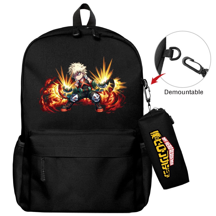 My Hero Academia Roblox  Anime student school bag backpack Pencil Bag combination