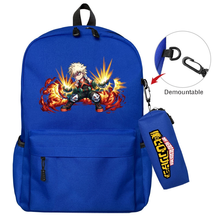 My Hero Academia Roblox  Anime student school bag backpack Pencil Bag combination
