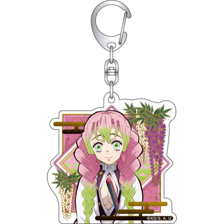 Demon Slayer Kimets  Anime acrylic Key Chain price for 5 pcs  5558