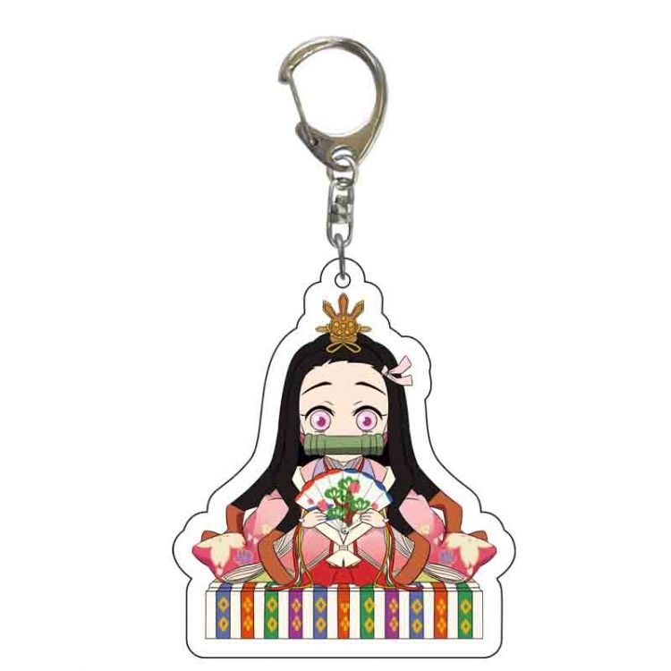 Demon Slayer Kimets Anime acrylic Key Chain price for 5 pcs 5522
