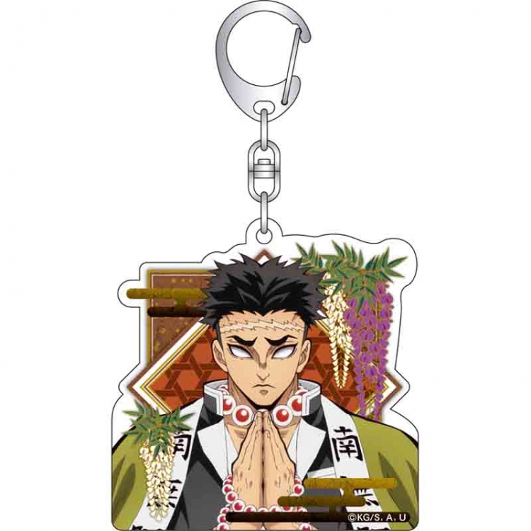 Demon Slayer Kimets  Anime acrylic Key Chain price for 5 pcs  5560