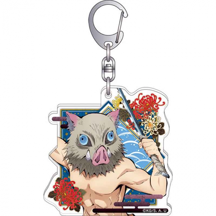 Demon Slayer Kimets  Anime acrylic Key Chain price for 5 pcs  5554