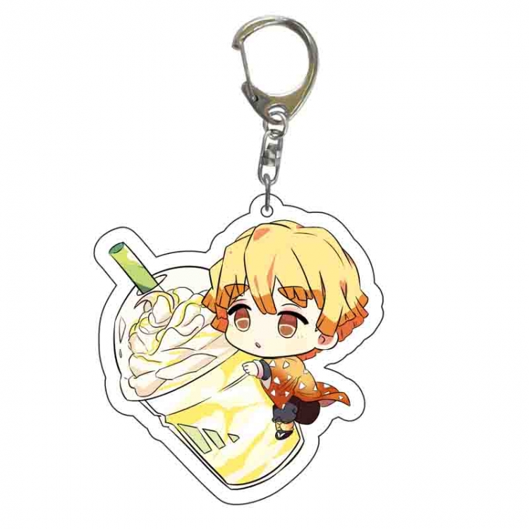 Demon Slayer Kimets  Anime acrylic Key Chain price for 5 pcs  5538