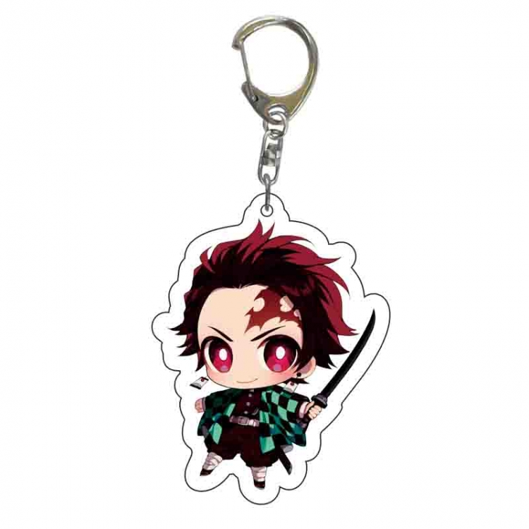 Demon Slayer Kimets Anime acrylic Key Chain price for 5 pcs 5549