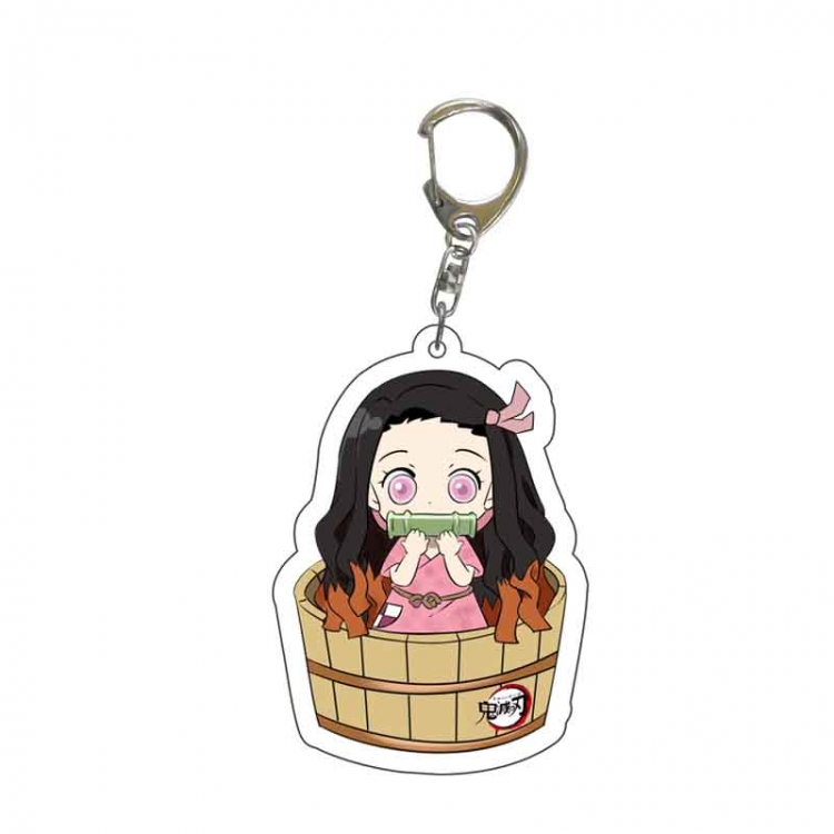 Demon Slayer Kimets Anime acrylic Key Chain price for 5 pcs 6262