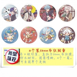 Men's group Anime round Badge ...