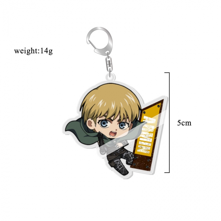 Shingeki no Kyojin Anime acrylic Key Chain price for 5 pcs 7018
