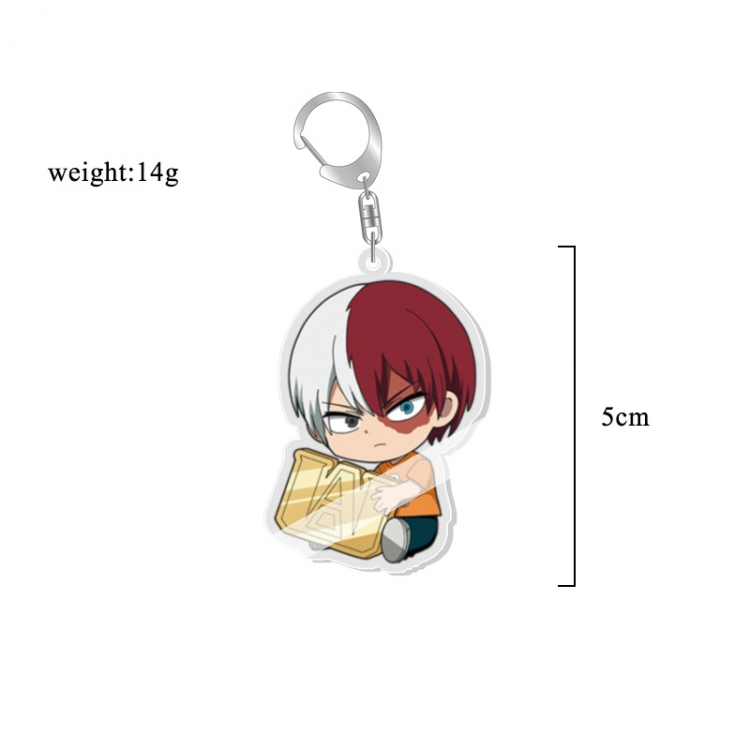 My Hero Academia Anime acrylic Key Chain price for 5 pcs 7001