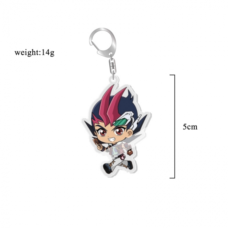 Yugioh Anime acrylic Key Chain price for 5 pcs 7044