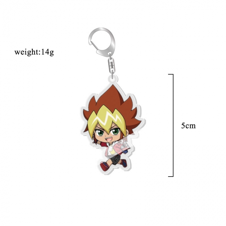 Yugioh Anime acrylic Key Chain price for 5 pcs 7042
