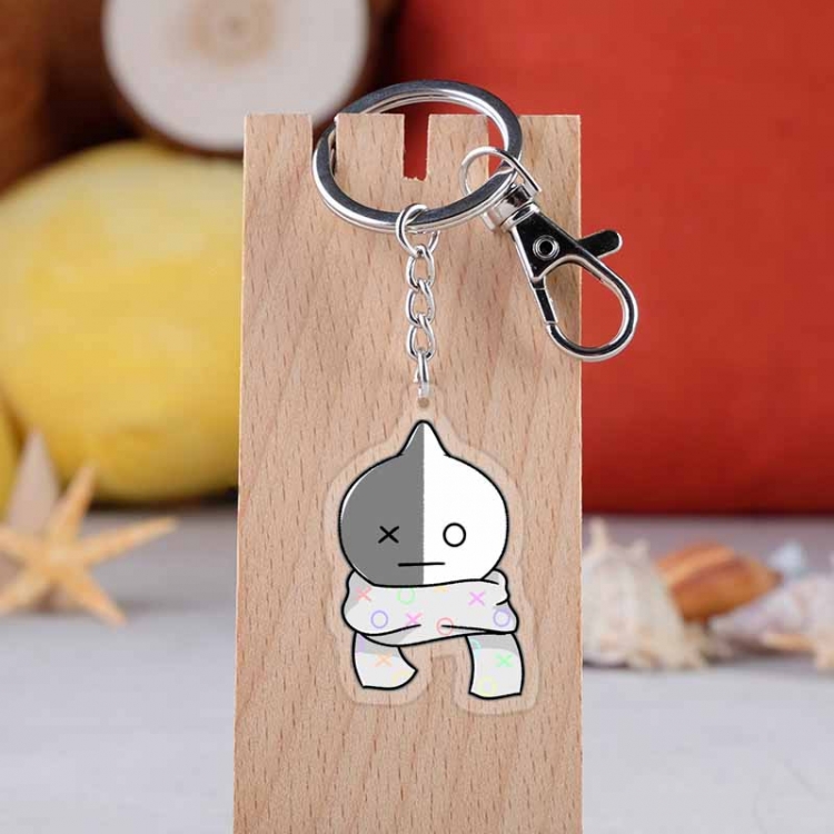 BT21  Star movie acrylic Key Chain  price for 5 pcs 4197
