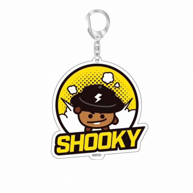 BTS Star movie Anime acrylic Key Chain price for 5 pcs  4619