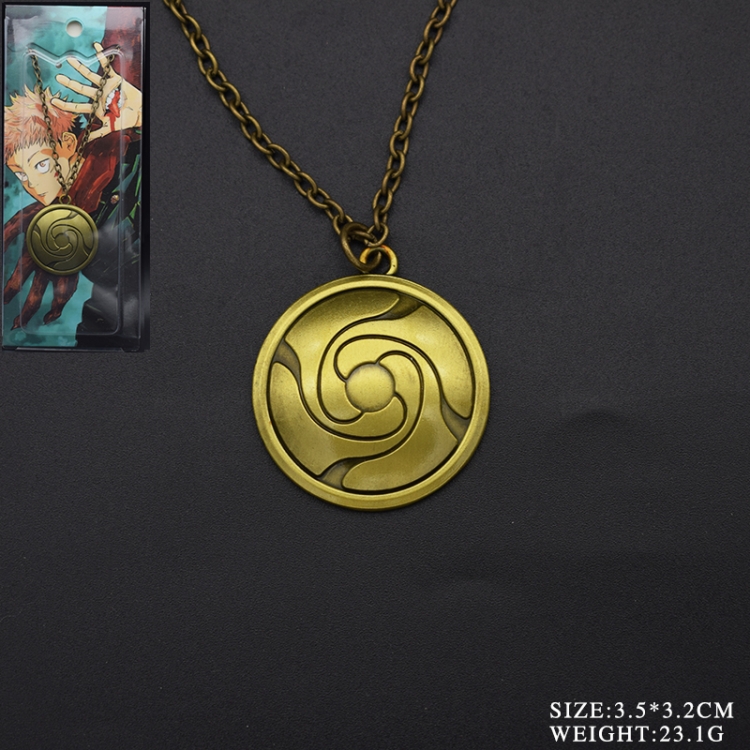 Jujutsu Kaisen  cartoon metal necklace pendant style A