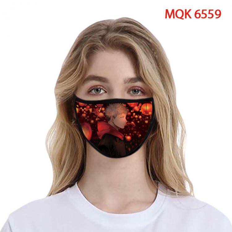 Jujutsu Kaisen Color printing Space cotton Masks price for 5 pcs   MQK-6559