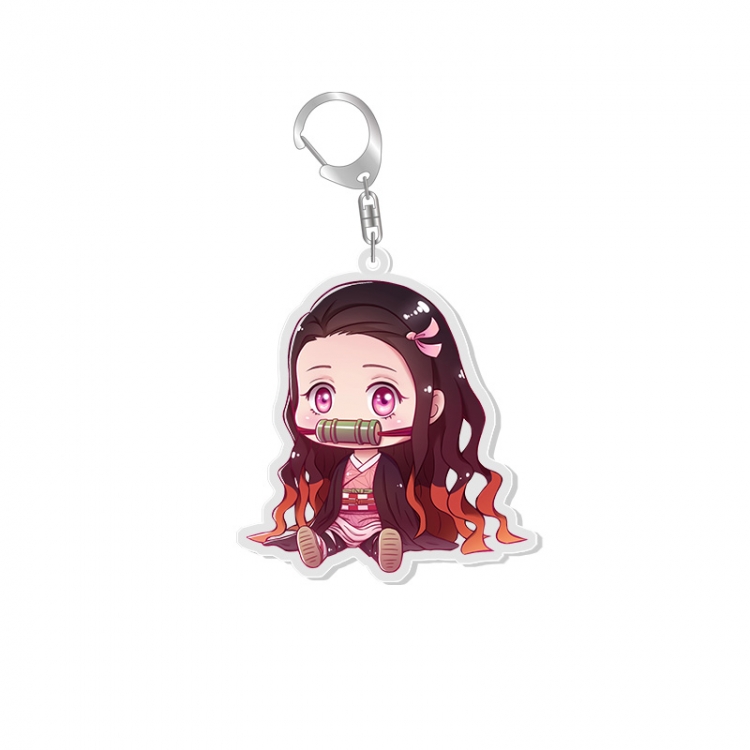 Demon Slayer Kimets Anime acrylic Key Chain  price for 5 pcs 6950
