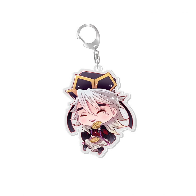 Demon Slayer Kimets Anime acrylic Key Chain  price for 5 pcs 6966