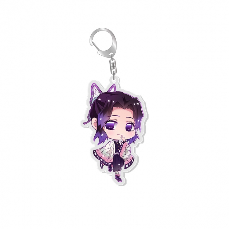 Demon Slayer Kimets Anime acrylic Key Chain  price for 5 pcs 6956