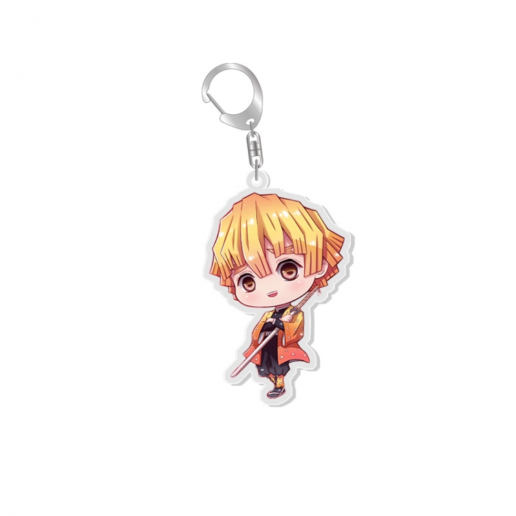 Demon Slayer Kimets Anime acrylic Key Chain  price for 5 pcs 6953