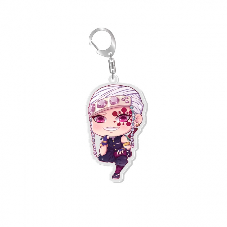 Demon Slayer Kimets Anime acrylic Key Chain  price for 5 pcs 6957