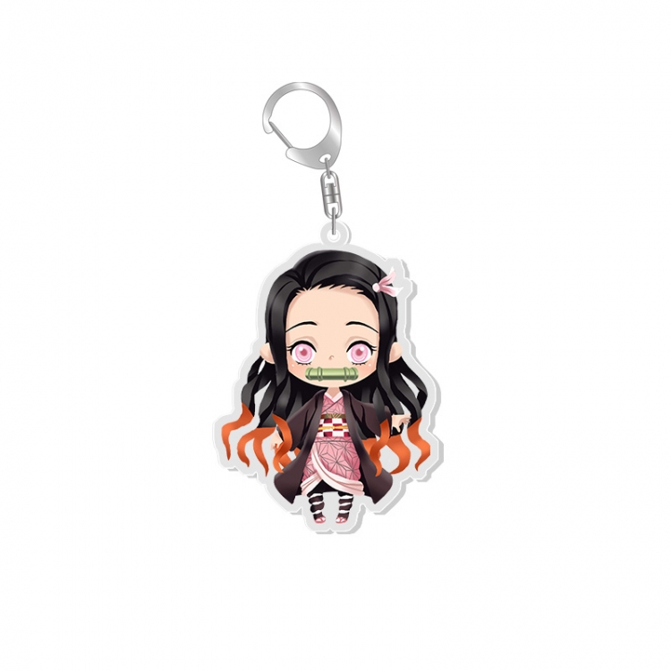 Demon Slayer Kimets Anime acrylic Key Chain  price for 5 pcs 6968