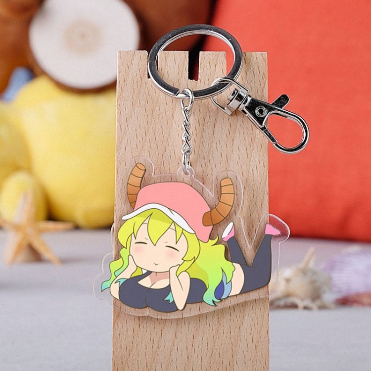 Miss Kobayashis Dragon Maid Anime acrylic Key Chain  price for 5 pcs  2657