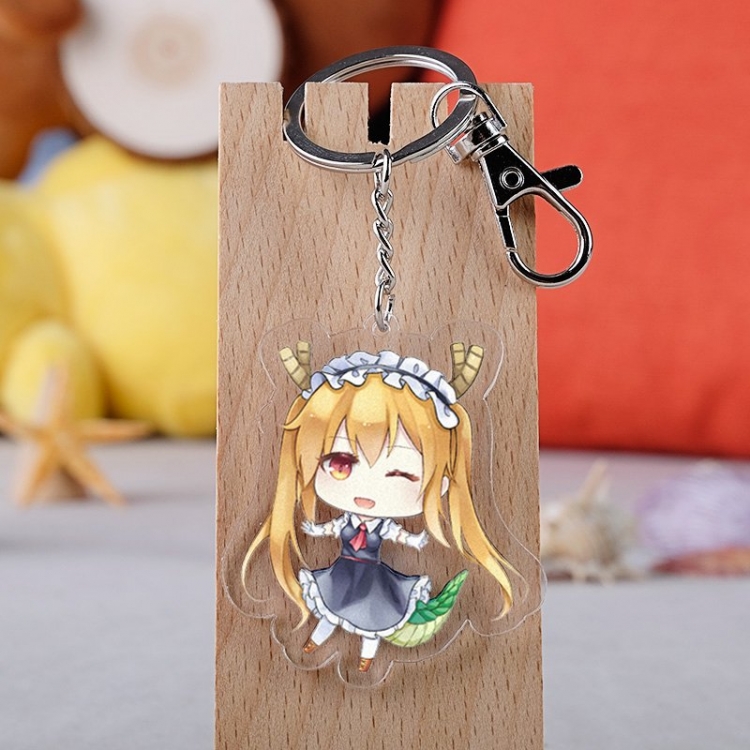 Miss Kobayashis Dragon Maid Anime acrylic Key Chain  price for 5 pcs  2660