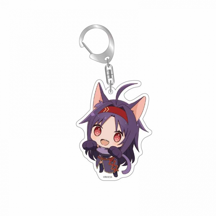 Sword Art Online Anime acrylic Key Chain price for 5 pcs 2724