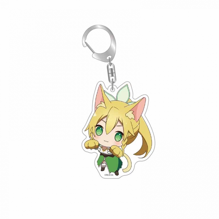 Sword Art Online Anime acrylic Key Chain price for 5 pcs 2729